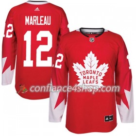 Adidas Maillot de Hockey Toronto Maple Leafs Patrick Marleau 12 2017-2018 Rouge Alternate Authentic - Homme